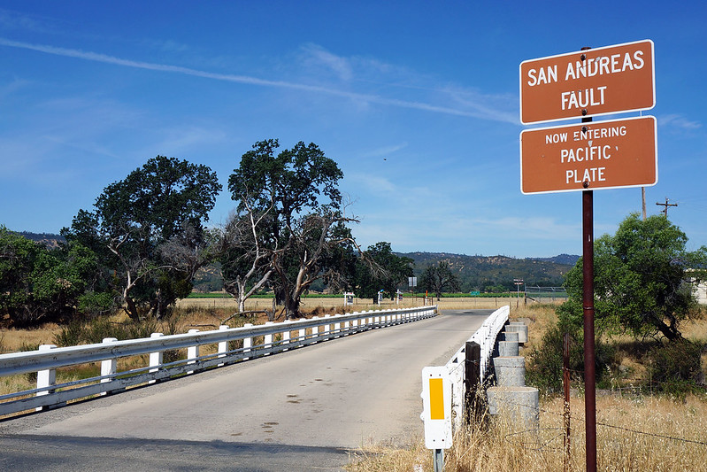 Located midway between San Francisco and Los Angeles, Parkfield, pop. 18, is the self-proclaimed "Earthquake Capital of the World." Other Pacific Rim communities may lay claim to this title, but Parkfield has experienced seven large quakes since 1857, including a magnitude-6 temblor in 2004. As a result, seismometers now jockey for space with cattle in the oak-studded valley. The bridge at the south end of town, over Little Cholame Creek -- aka the San Andreas Fault -- has been rebuilt several times but remains noticeably crooked.