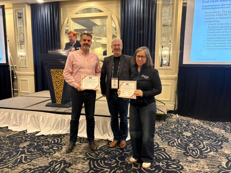 ChEESE researchers at BSC win 2025 HPC Innovation Excellence Award for pioneering trial