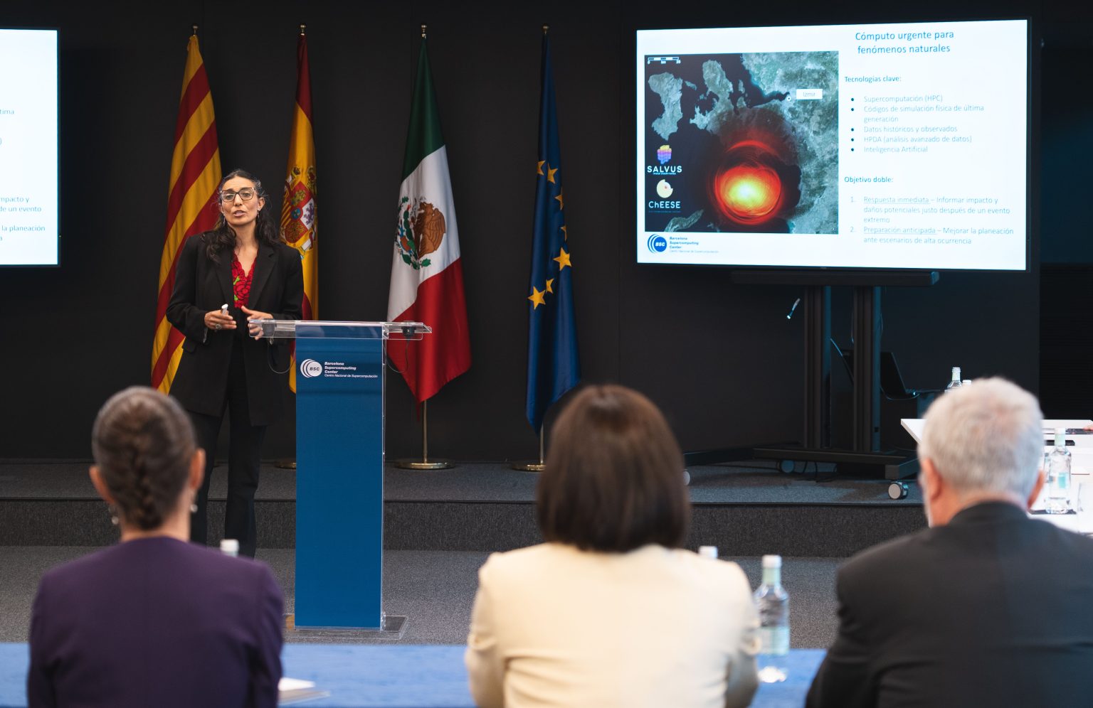 ChEESE research presented to the President of Mexico