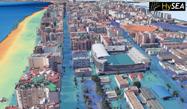 Flood visualization